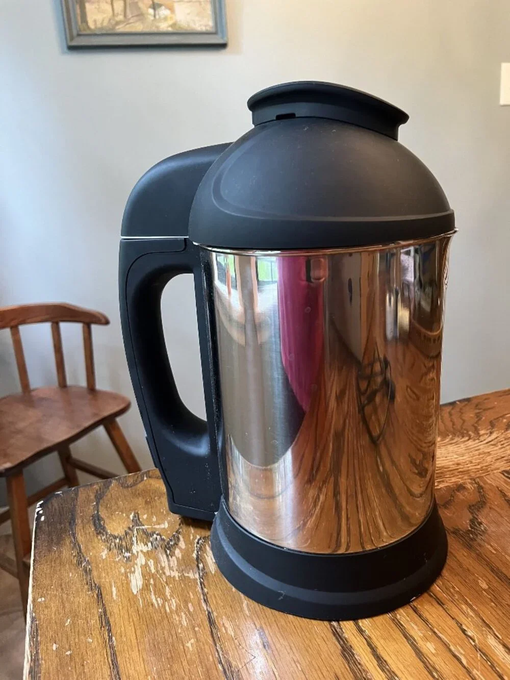 Almond Cow Milk Maker Machine Stainless Steel & Black Electric Plant-Based Bever
